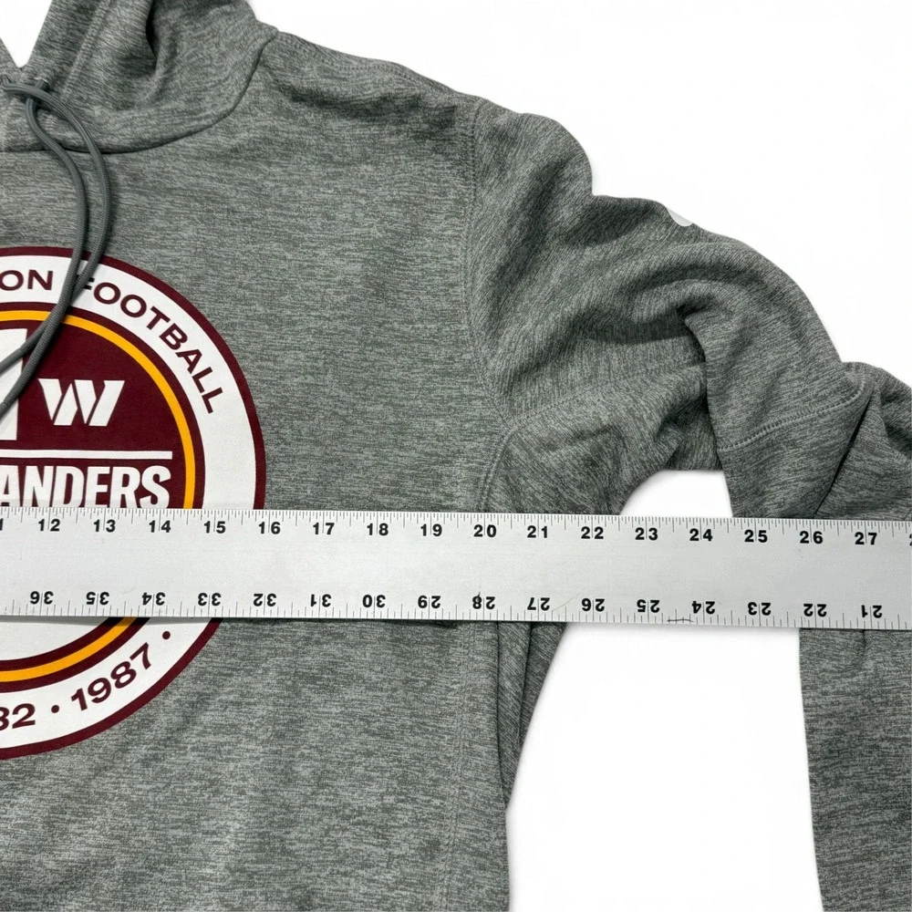 Nike Washington Commanders Mens Medium Dri-FIT Heather Gray NFL Hoodie NWT